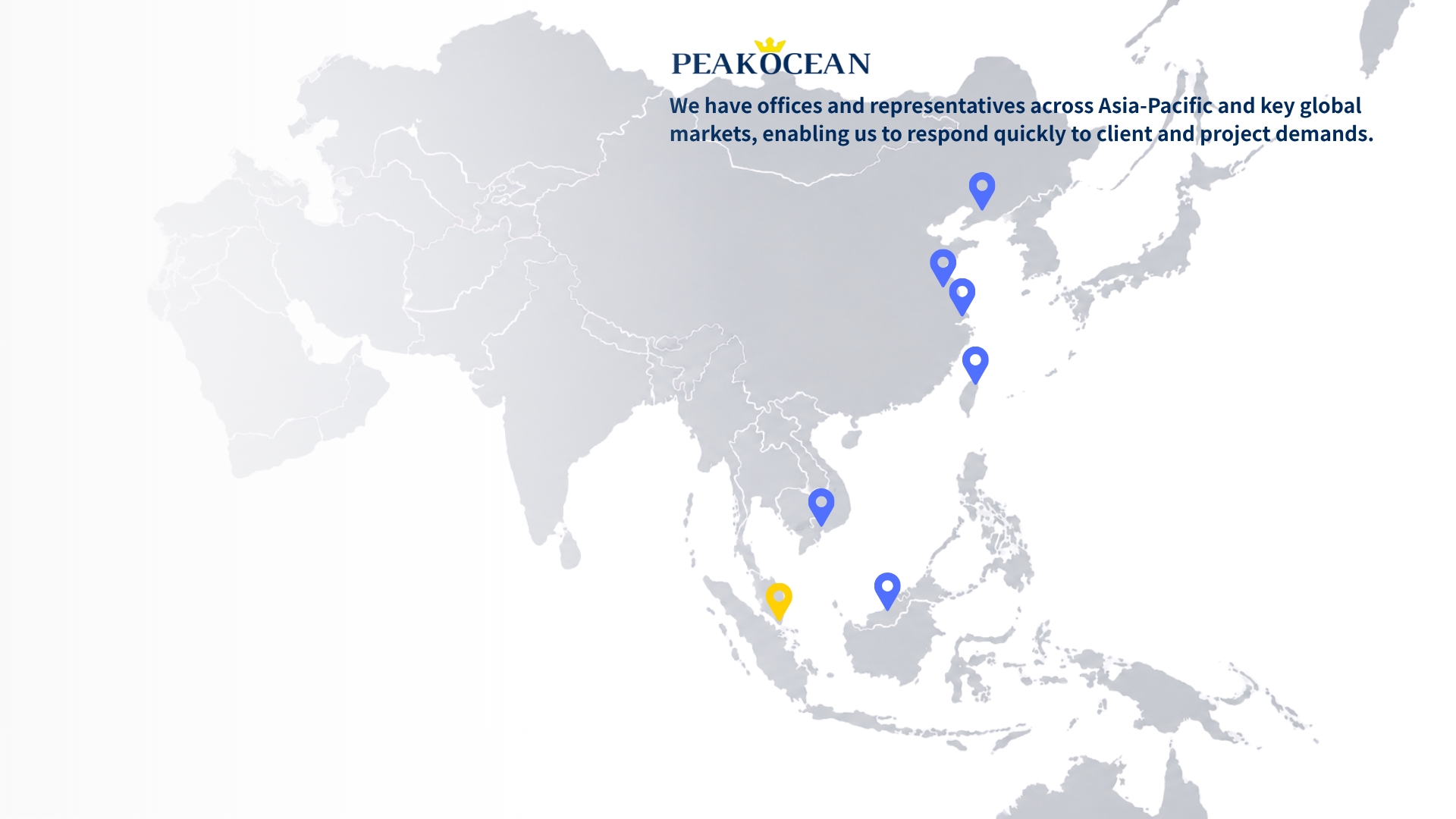 POG Global Footprint Map