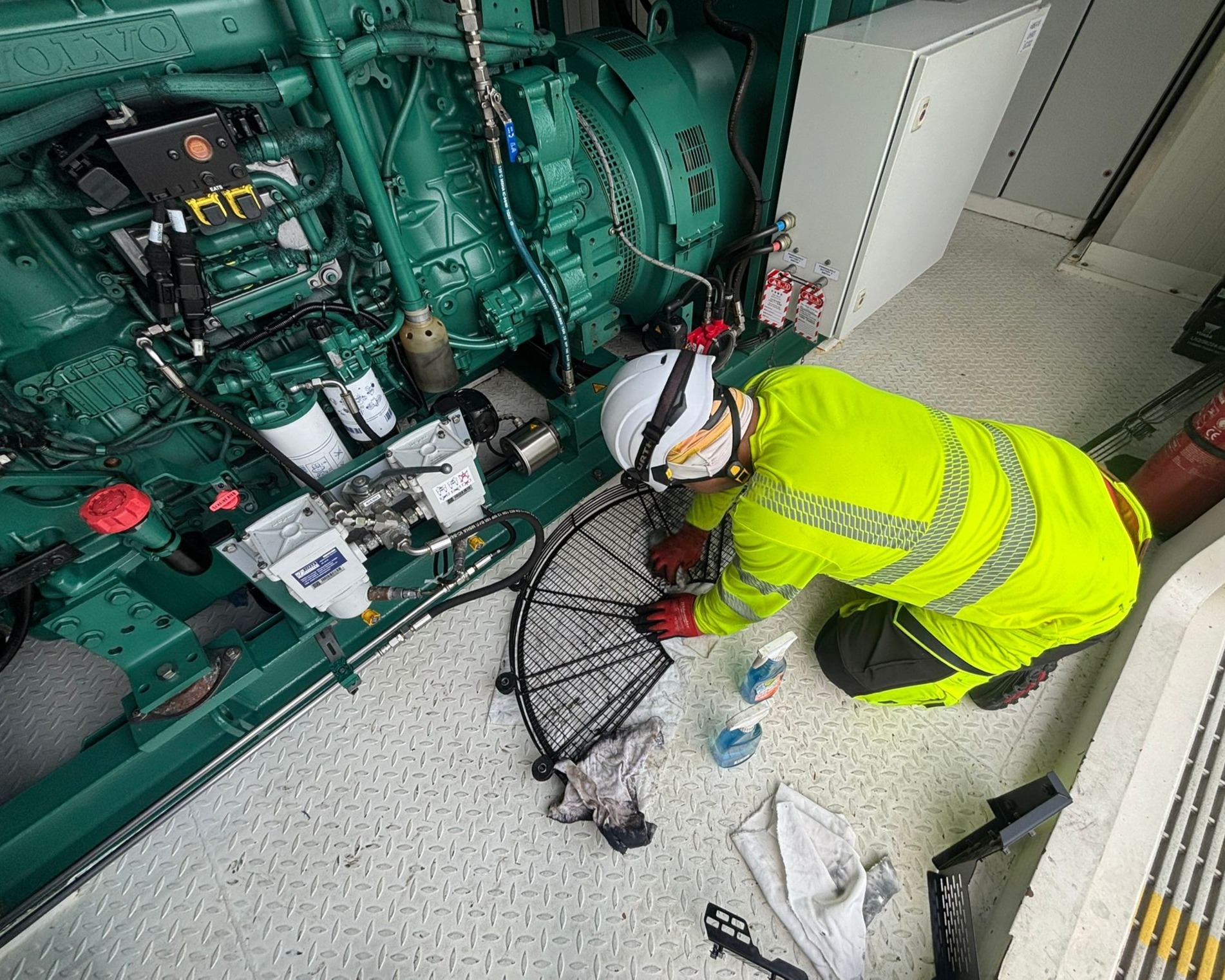 Diesel generator system maintenance
