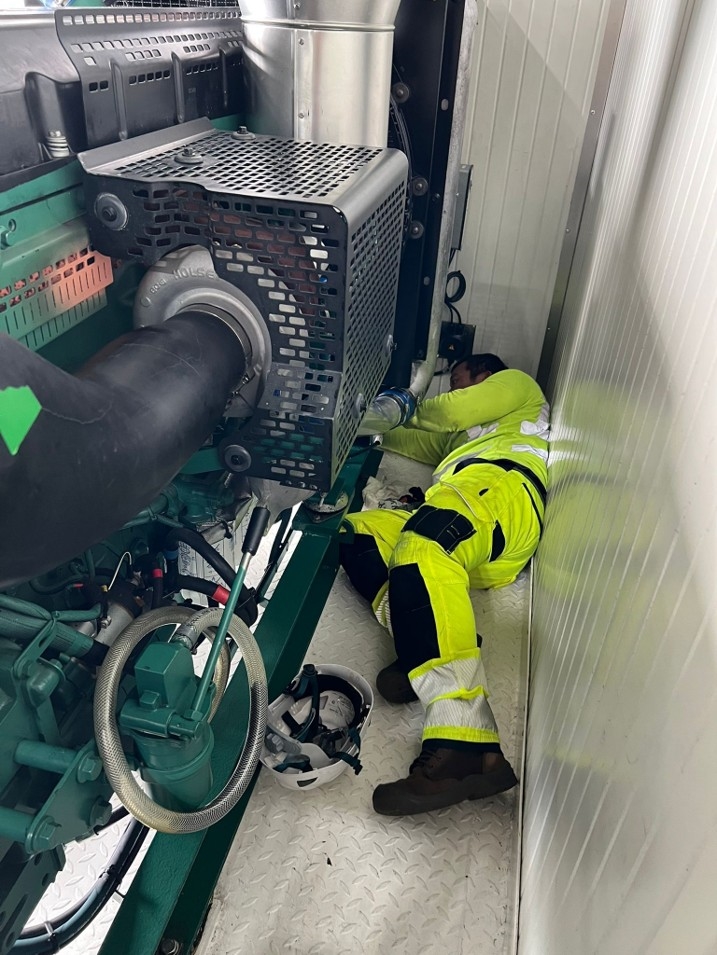 Diesel generator system maintenance