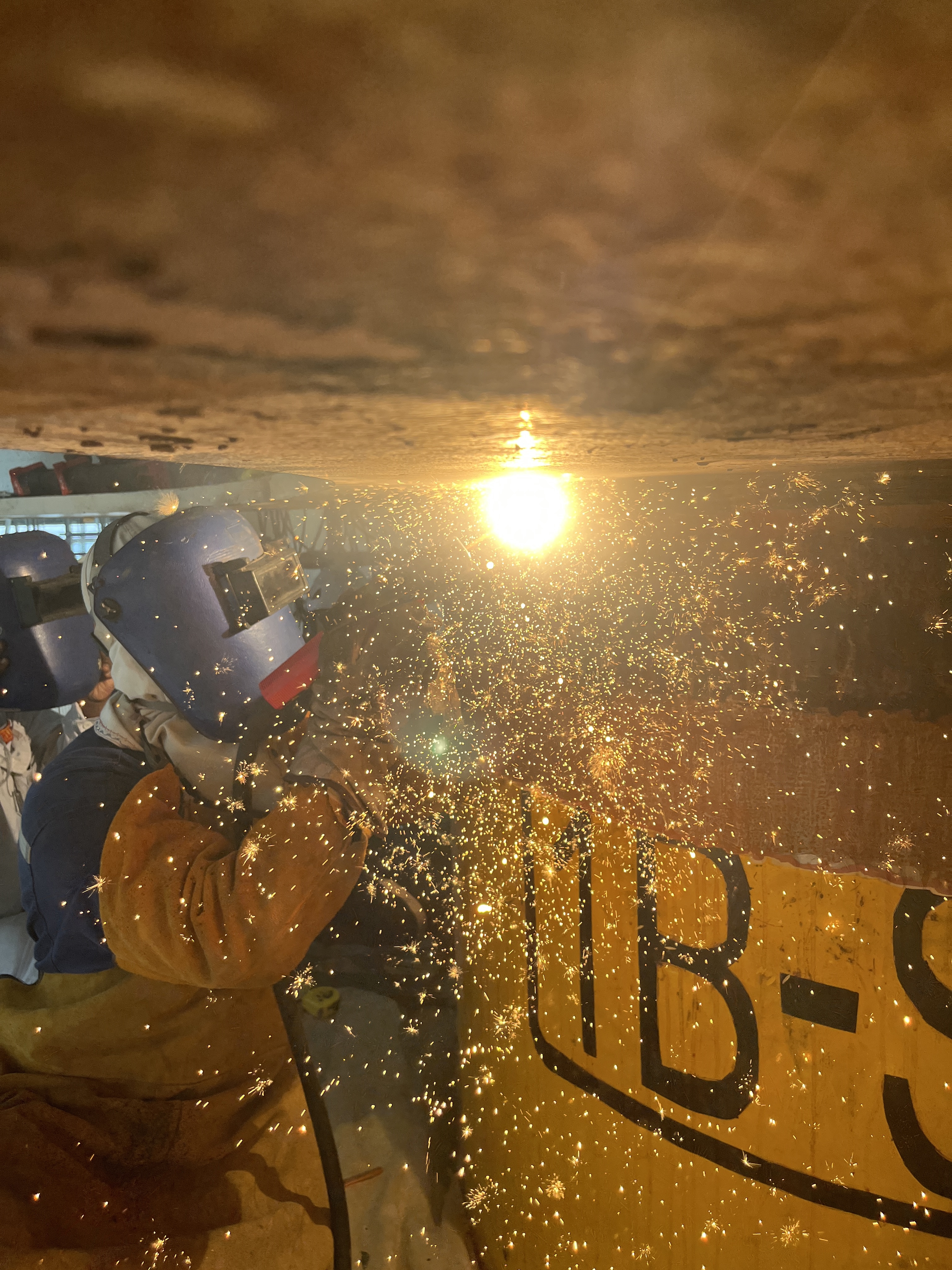 Welding, coating and rope access works