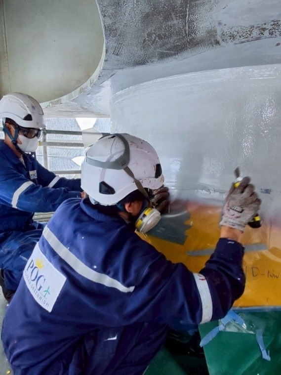 Welding, coating and rope access works